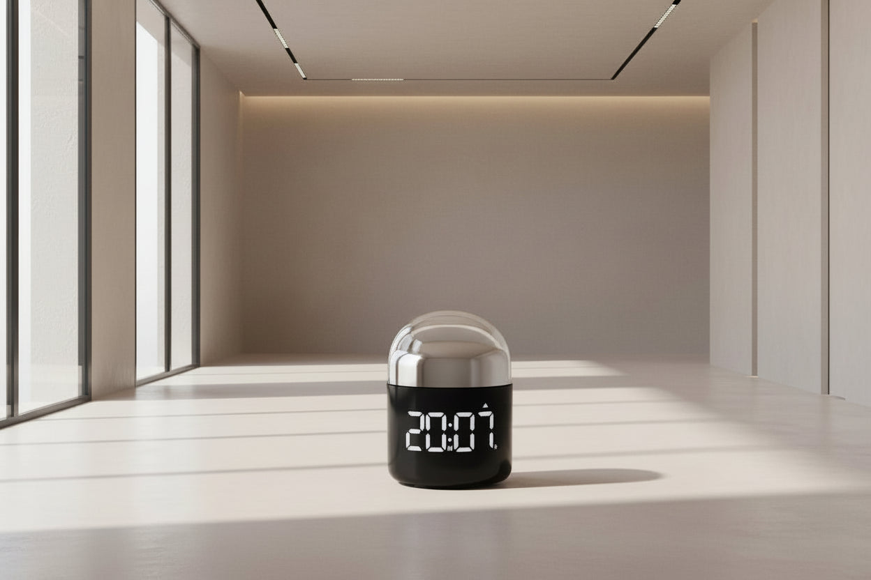 LED Full Screen Rotating Timer with anti Slip Pad Desktop Kitchen Reminder Cooking Fitness Learning Countdown Timer