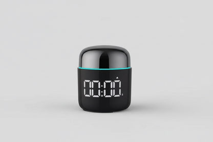 LED Full Screen Rotating Timer with anti Slip Pad Desktop Kitchen Reminder Cooking Fitness Learning Countdown Timer